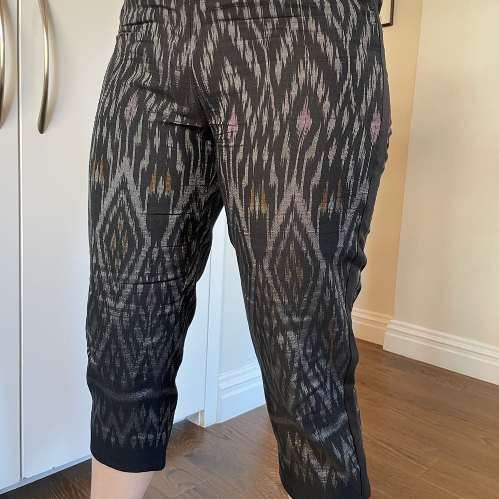 Silk pants, custom tailored